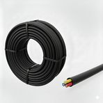 İnwatt 3X2.5 Cca Ttr Uzatma Kablosu Çok Telli 100 Metre Siyah