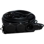 İNWATT 70MT Siyah Kauçuk 3x1.5 Ttr Cca 3lü Seyyar Uzatma Kablosu - Çok Renkli