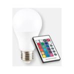 inwatt Ct-4058 Uzaktan Kumandalı RGB Renk Değiştiren E27 Duylu LED Ampul, 9W, Beyaz