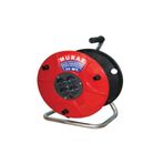 inwatt Seyyar Makaralı Uzatma Kablo, 3x2,5 mm, 25 Metre, Kırmızı