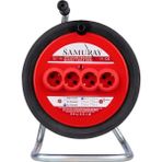 İNWATT Seyyar Makaralı Uzatma Kablosu 3x2,5mm 20MT - 32520 - Çok Renkli