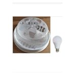 inwatt Tavan Glop Armatürü, E27 Duylu, Plastik Mika Gövde, Beyaz, 10W LED Ampül Dahil