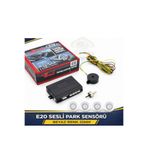 Inwells 22mm Sesli Park Sensörü 4 Lü Gri Geri Vites Park Destek Sistemi Araç Park Sensörü Seti