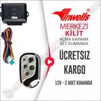 Inwells 3807 Merkezi Kilit için Açma Kapama Kumanda Seti
