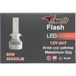 Inwells Inwells Yeni Flash Csp LED Xenon (Zenon) H15 20,000 Lümen Arıza Işığı Yakmaz 55 Watt