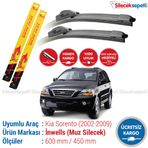 Inwells Kia Sorento 2002-2009 Muz Silecek Takımı