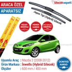Inwells Mazda 2 Hybrid 2008-2012 Silecek
