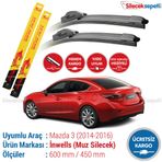 Inwells Mazda 3 2014-2016 Muz Silecek Takımı