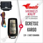 Inwells Merkezi Kilit için Açma Kapama Kumanda Seti 3985