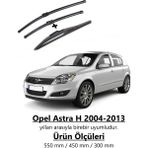 Inwells Opel Astra H 2004-2013 Ön ve Arka Aerodinamik Silecek Takımı