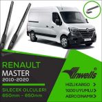 Inwells Renault Master 2010-2020 Hibrit Silecek Takımı
