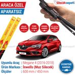 Inwells Renault Megane 4 2016-2018 Muz Silecek Takımı
