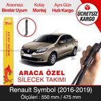 Inwells Renault Symbol 2016-2019 Muz Silecek Takımı