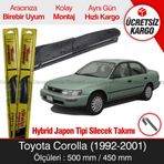 Inwells Toyota Corolla Hybrid 1992-2001 Silecek Takımı