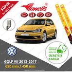 Inwells Volkswagen Golf 7 2013-2017 Muz Silecek Takımı