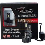 Inwells X-Treme Plus H7 15000 Lümen Arıza Işığı Yakmaz Siyah Led Xenon