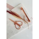 IOA Design Söz / Nişan Makası Rose Gold Renk + Başak ve Pampas Demeti