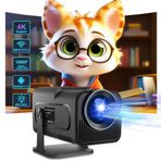 IOIUSKKU 1080P Mini Projektör Desteği Android 11.0 HY320 LED Projektör WiFi ve Bluetooth'lu Açık Taşınabilir Film Projektörü