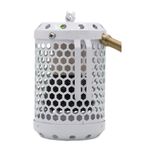 IOIUSKKU Koruyucu Bölmeli Pet Sürüngenler İçin Seramik Isıtma Lambası Metal Küçük Pet Yalıtım Lambası Hamster Isıtıcı, beyaz