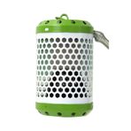 IOIUSKKU Koruyucu Bölmeli Pet Sürüngenler İçin Seramik Isıtma Lambası Metal Küçük Pet Yalıtım Lambası Hamster Isıtıcı, yeşil