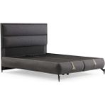 İola Rise Baza Başlık - 140x200 - Gri - 140 x 200 cm