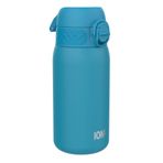 Ion8 Çocuk Su Şişesi, Çelik 400 ml/13 oz, Sızdırmaz, Kolay Açılır, Güvenli Kilit, Bulaşık Makinesinde Yıkanabilir, Hijyenik Kapaklı Kapak, Taşıma Kolu, Kolay Temizlenir, Dayanıklı, Çizilmeye Dayanıklı