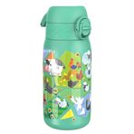 Ion8 - Paslanmaz Çelik Çocuk Suluk - Çiftlik Hayvanları - 400 ml - Sızdırmaz