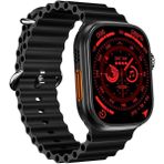 Ios ve Android Uyumlu Akıllı Saat Recci RA23 Smar Watch 49MM IP67 Sertifikalı Siyah - 49 mm