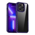 IP 14 Kılıfı, Darbeye Dayanıklı Telefon Kılıfı IP 14 Pro Max Şeffaf Kılıf Kapak, İnce, Hafif Şeffaf IP 14 Pro Kılıf, Mor, IP 14 Pro
