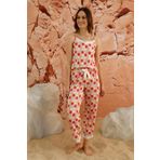 İp Askılı Pegasus Kadın Pijama Takımı- Genç Anne Serisi- Çeyizlik Pijama Pembe S
