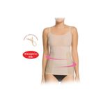 Ip Askılı Sıkılaştırıcı Dikişsiz Atlet Korse, Ten, L/XL