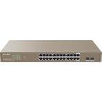 IP-COM G3326P-24-410W 24 Port Gigabit+ 2X1GB SFP Uplink L2 Yönetilebilir 370 W POE Rackmount Switch