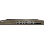 IP-COM G3328F 24 Port Gigabit + 4X1GB SFP Uplink L2 Cloud Yönetilebilir Rackmount Switch
