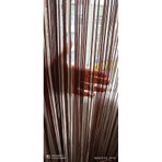 İp Model Kahverengi Renk İp Perde 180 Cm En 280 Cm Boy 2 Mm Şeritler Halinde Hazır İp Perde Kahve Rengi