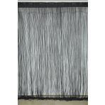 İP PERDE KOYU ANTRASİT RENK 300 x 280 CM