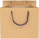 Ip Saplı Kraft Çanta 28X22X20.5 cm - 300 Adet