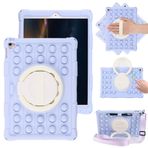 iPad 10.2 2019 2020 2021/ipad Air 2019 10.5 Ağır Hizmet Tipi Kılıf Darbeye Dayanıklı Kılıf OBC4PP (Mor) ile uyumlu/Yedek