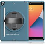 iPad 10.2 7.Nesil Hand Strap - Turkuaz Tablet Kılıfı