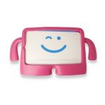 iPad 10.2 7.Nesil Karakter Silikon - Pembe Tablet Kılıfı