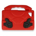 iPad 10.2 7.Nesil Like Stantlı Silikon - Kırmızı Tablet Kılıfı