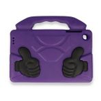 iPad 10.2 7.Nesil Like Stantlı Silikon - Mor Tablet Kılıfı