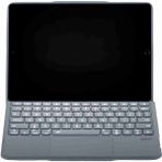 iPad 10.2 7/8/9 Nesil Uyumlu 360° Manyetik Standlı Ledli Touchpadli Katanya Klavyeli Tablet Kılıfı - Siyah