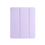 iPad 10.9 inç 10.Nesil ile Uyumlu Fuchsia Smart Cover Standlı Katlanabilir Akıllı Tablet Kılıfı Lila