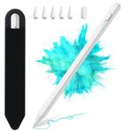 iPad 10./9. Nesil için Stylus Kalem, iPad Kalem için 2X Hızlı Şarj, Apple Pencil'in Tilt Hassasiyeti, iPad Air 11 ''/13''/5/4/3, Pro 11 ''/12.9''/13 '', iPad 8/7/6 Gen, iPad Mini 5/6 Nesil