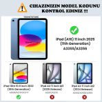 Ipad 10. Nesil 10.9 Inç 2022 / A16 2025 Uyumlu Şeffaf Koruyucu Tablet Kılıfı A2696 A2757 A2777 A3355 Şeffaf