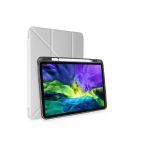 Ipad 11 (2024) Kılıf Kalemlikli Mars Tablet Kılıfı - Gri