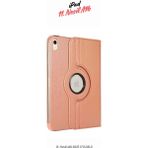 iPad 11. Nesil 2025 A16 Uyumlu 360° Yatay Dikey Dönebilen Deri Tablet Kılıfı Rose Gold