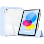 iPad 11.nesil 2025 Kılıf Magnetik Ayrılabilen Airbagli Sliding Tablet Kılıfı - Mavi Açık
