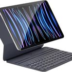 İpad 12.9"3.4.5.6.Nesil M1.M2 2022.2021/ iPad Air 13 (M2, 2024/M3,2025) ile Uyumlu Magic Keybord Folio klavyeli kılıfı
