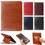 iPad 2 / iPad 3 / iPad 4 Standlı Kartlıklı Premium Tablet Kılıfı Taba